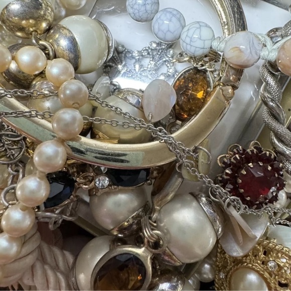2 LB Jewelry Bundle | Signed, Luxe, Gold/Silver Mix - Picture 2 of 2